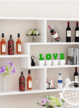 s228简约现代酒架红酒架壁挂式家用挂式墙上悬餐厅酒柜商店装饰置