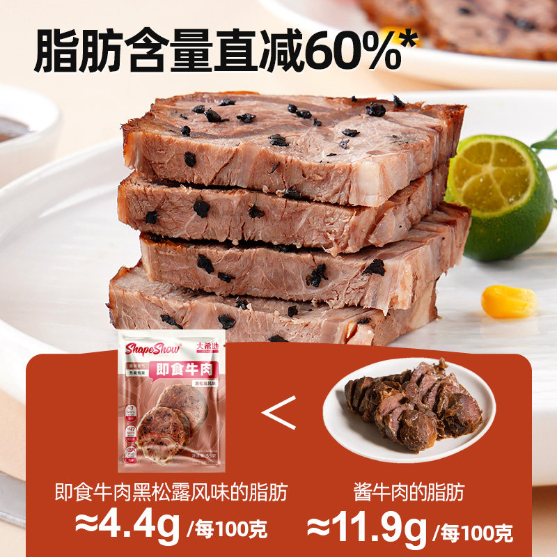 大希地牛肉即食80g*10低脂健身牛腱子高蛋白零食速食代餐饱腹食品,淘宝优惠券,粉丝福利购,淘宝优惠卷