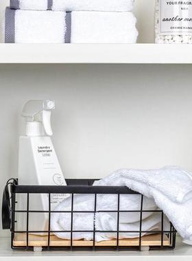 样板房间洗衣房阳台柜软装饰品卫生间香薰毛巾洗衣液卫浴套装摆件