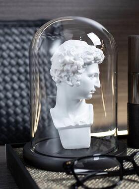 男士衣帽间商务摆件组合套装手表墨镜钥匙公文包托盘样板房装饰品