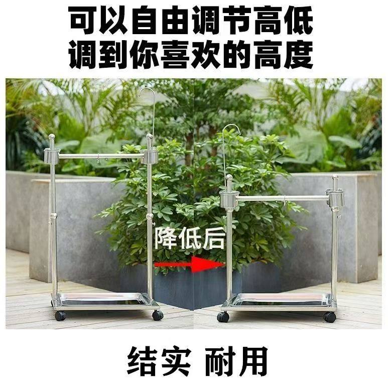 鹦鹉不锈钢架子虎皮和尚鸟架太阳玄凤中小型牡丹八哥鸟站栖息小型,淘宝优惠券,粉丝福利购,淘宝优惠卷
