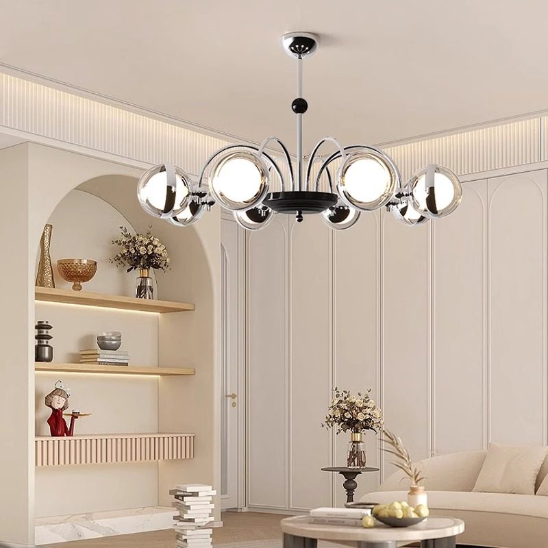 客厅吊灯北欧现代简约魔豆分子卧室灯中古包豪斯高级感护眼主灯具,淘宝优惠券,粉丝福利购,淘宝优惠卷