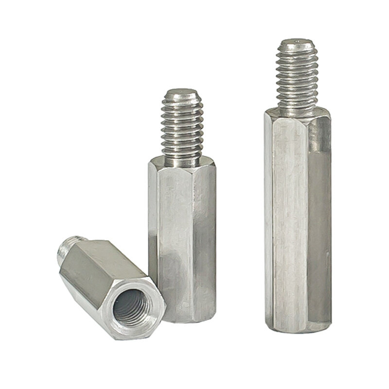 .M2M3M4M5M6mm stainless steel 304 single-head hexagonal stud chassis motherboard connecting column isolation column screw