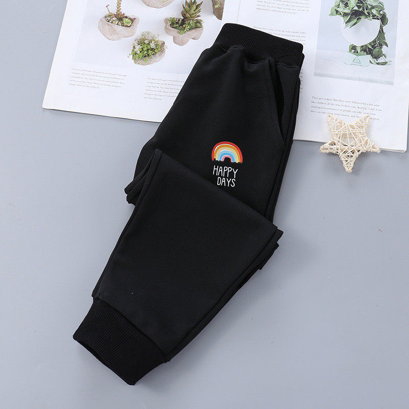 儿童春秋新款男女童百搭宽松束脚卫裤休闲运动长裤中大童潮流,淘宝优惠券,粉丝福利购,淘宝优惠卷