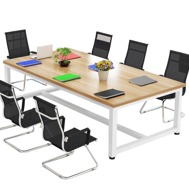 会议桌长桌简约现代工作台长条桌简易办公桌培训接待洽谈桌椅组合