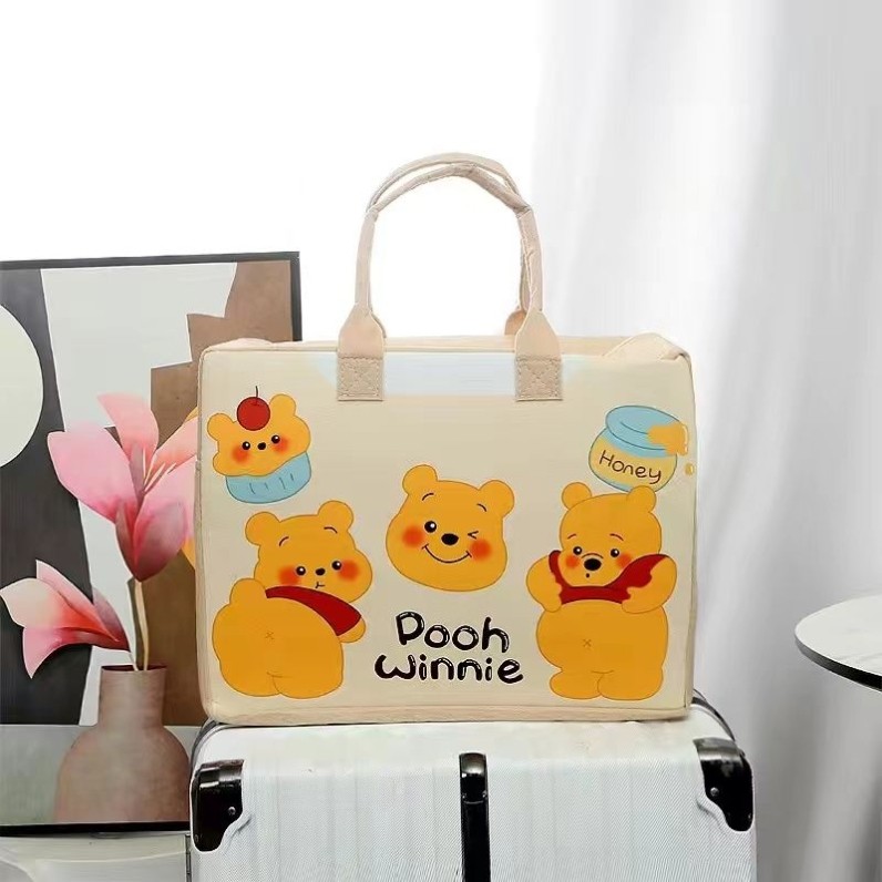 新款毛毡旅行包收纳袋手提包可爱大容量行李包卡通拉杆箱供应链,淘宝优惠券,粉丝福利购,淘宝优惠卷