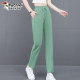 Woodpecker Ice Silk Pants Casual Pants Loose Straight Long Pants