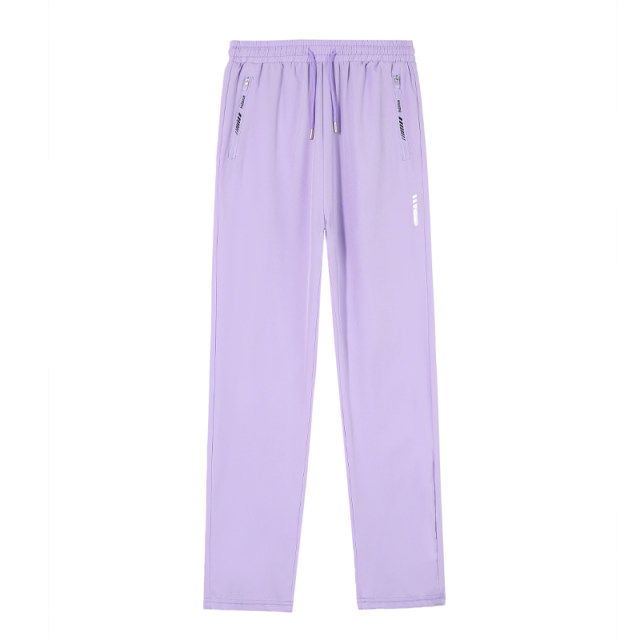 Woodpecker Ice Silk Pants Casual Pants Loose Straight Long Pants