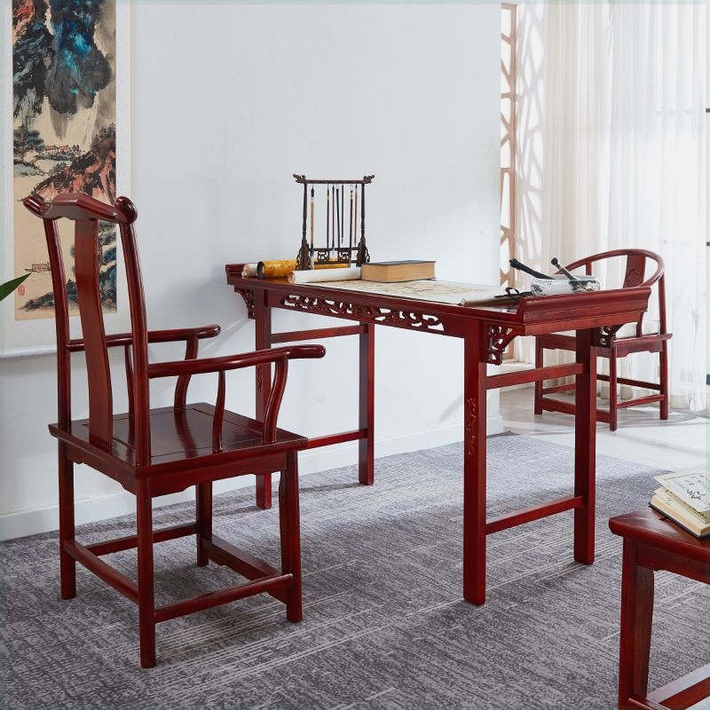 供桌香案家用玄关桌婚礼关公现代贡佛神台中堂条几实木新中式条案 - 图1