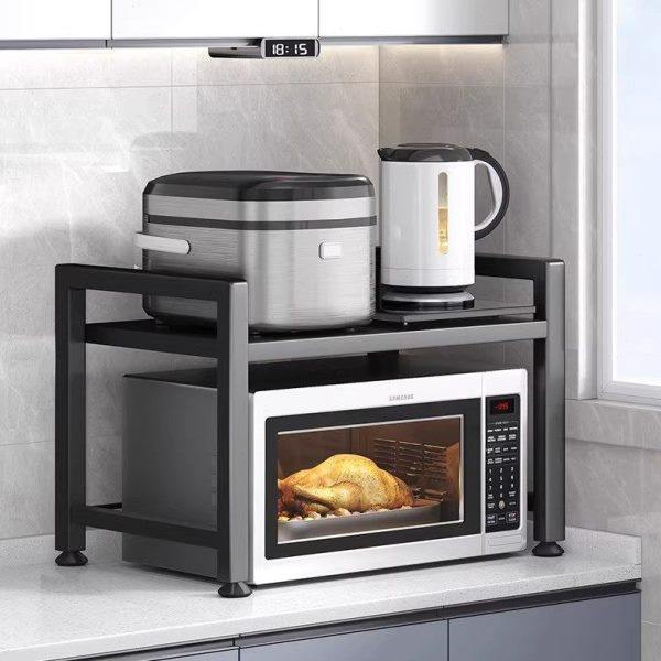 厨房微波炉架置物架多功能多层架子烤箱收纳架家用台面电饭锅支架,淘宝优惠券,粉丝福利购,淘宝优惠卷
