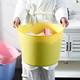 Extra-size dirty clothing basket plastic dirty clothing basket dirty clothing basket laundry basket toy storage bucket storage basket children's bath bucket