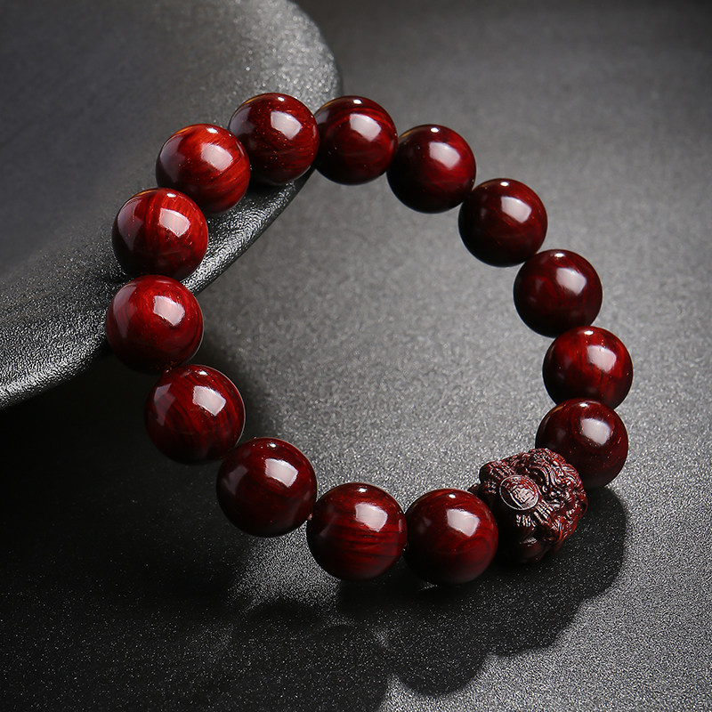 月印百川小叶紫檀抱球貔貅手串 男女款高油高密佛珠手串,淘宝优惠券,粉丝福利购,淘宝优惠卷