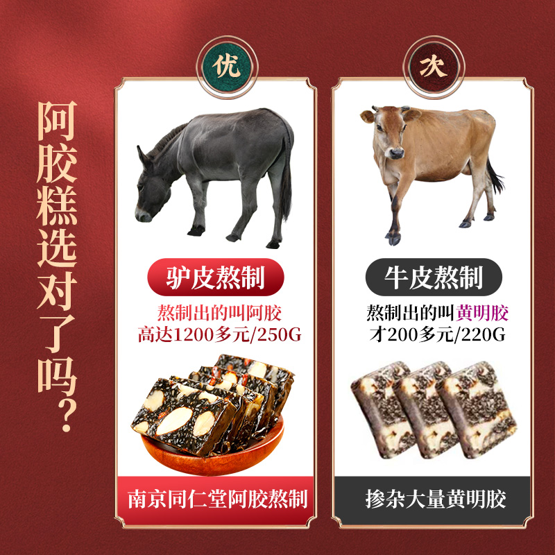 T12官方授权黑芝麻核桃阿胶糕补品枸杞气血滋补官方正品