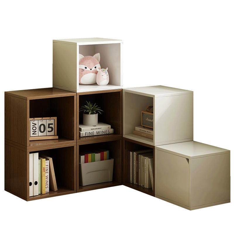 书柜自由组合格子落地收纳阶梯柜小户型客厅卧室家用简易置物书架,淘宝优惠券,粉丝福利购,淘宝优惠卷