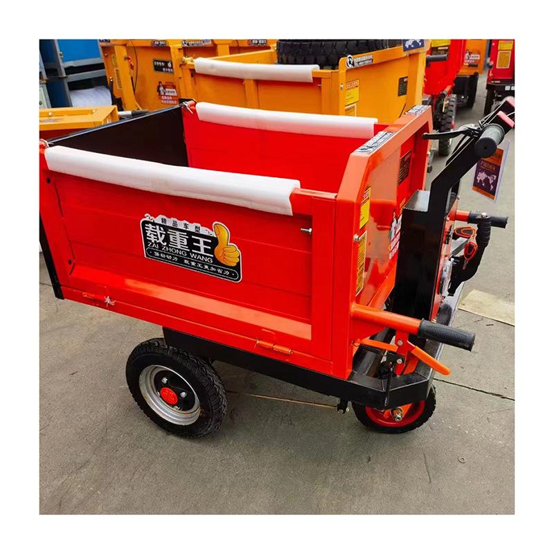 建筑工地电动斗车小型电动拉砖车灰斗车方斗车混凝土机械道路机 - 图3