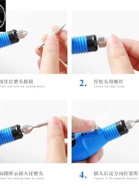 Nail Drill Machine Electric Manicure Milling Cutter 打磨机