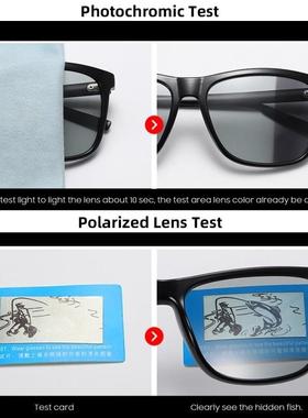 Change Color Photochromic Sunglasses for Men Sun Glasses 2
