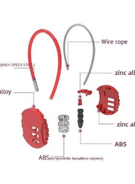 Small Travel Luggage Lock 3 Digit Combination Pad Small
