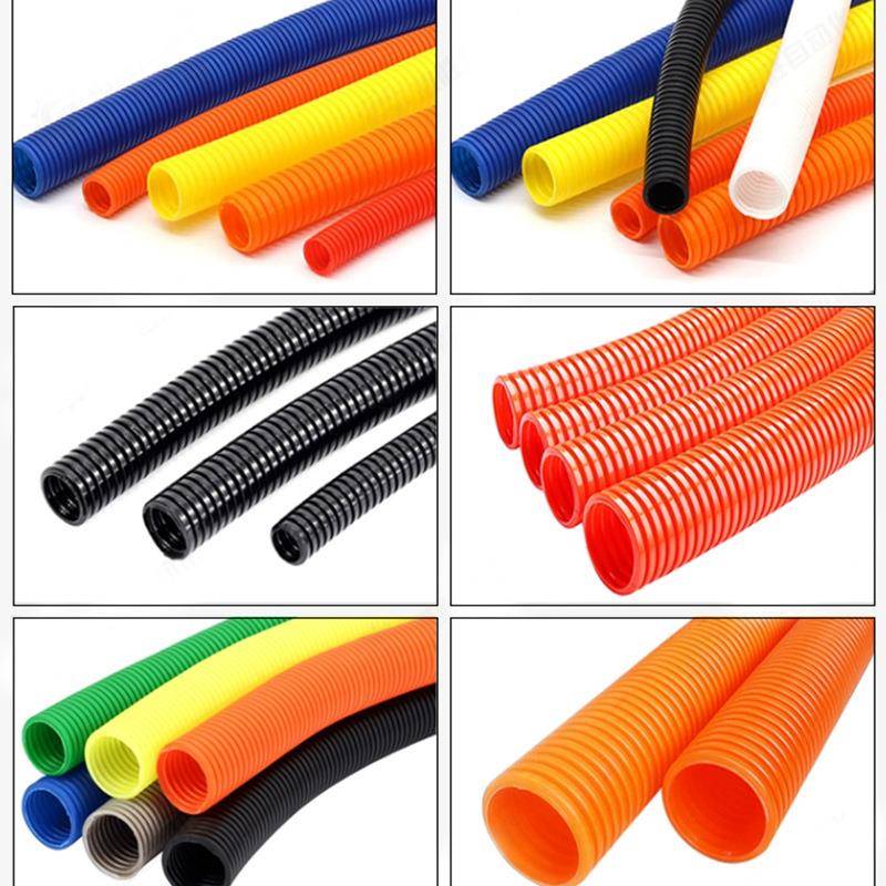 全自动波纹管切管机塑料管胶管切割机PVC管裁切机带剖开现货 - 图1