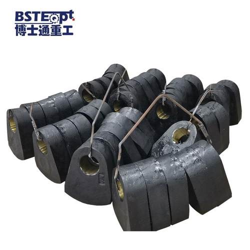 水泥生产线破碎机圆锥锤头水泥机械配件，用于熟料/水泥制造 - 图0