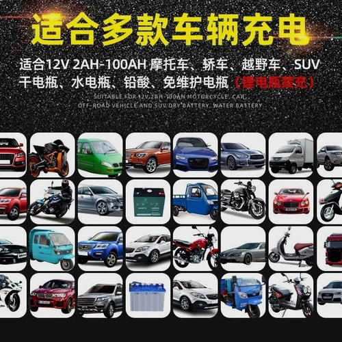 Автомобильное перезаряжаемое зарядное устройство 12 Зарядный v24V Автоматический ремонт импульсов Pure 720 Медный мотоцикл аккумулятор