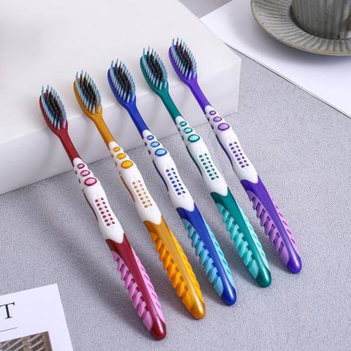 三笑美洁软毛牙刷密成人 背面舌苔清洁独立包装家用清洁柔软 - 图2