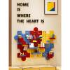 No punching hole board storage rack wall hanging student dormitory bedroom style pen holder storage rack decorative hook