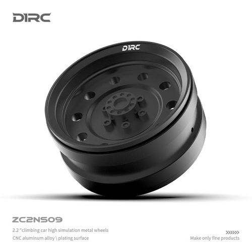 D1RC 卡车 2.2寸金属攀爬车仿真轮毂TRX4 scx10三代（ZC2NS09） - 图2