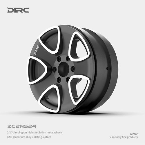 D1RC 撒哈拉 2.2寸金属攀爬车仿真轮毂TRX4 scx10三代（ZC2NS24） - 图2
