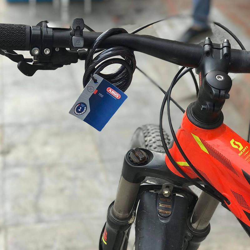 德国ABUS圈型锁密码锁自行车童车安全帽锁单车防盗固定可携式迷你,淘宝优惠券,粉丝福利购,淘宝优惠卷