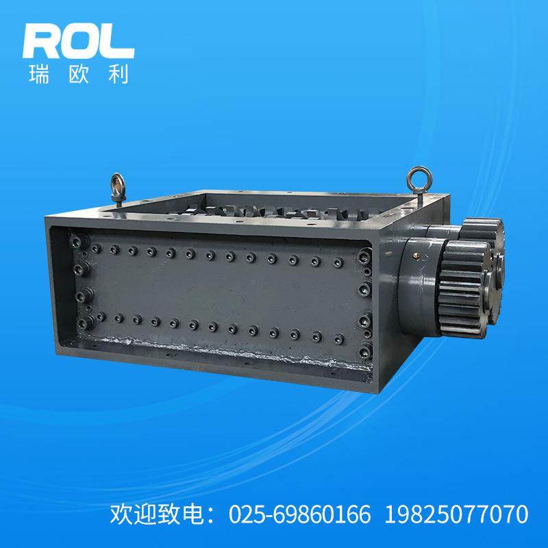 Rioli double-shaft shredder chassis waste cans plastic metal electronic waste plastic shredder chassis