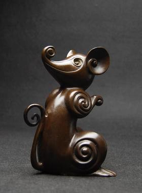 十二生肖摆件全套12生肖铜蛇鼠牛虎兔龙马羊猴鸡狗猪铜工艺品礼物