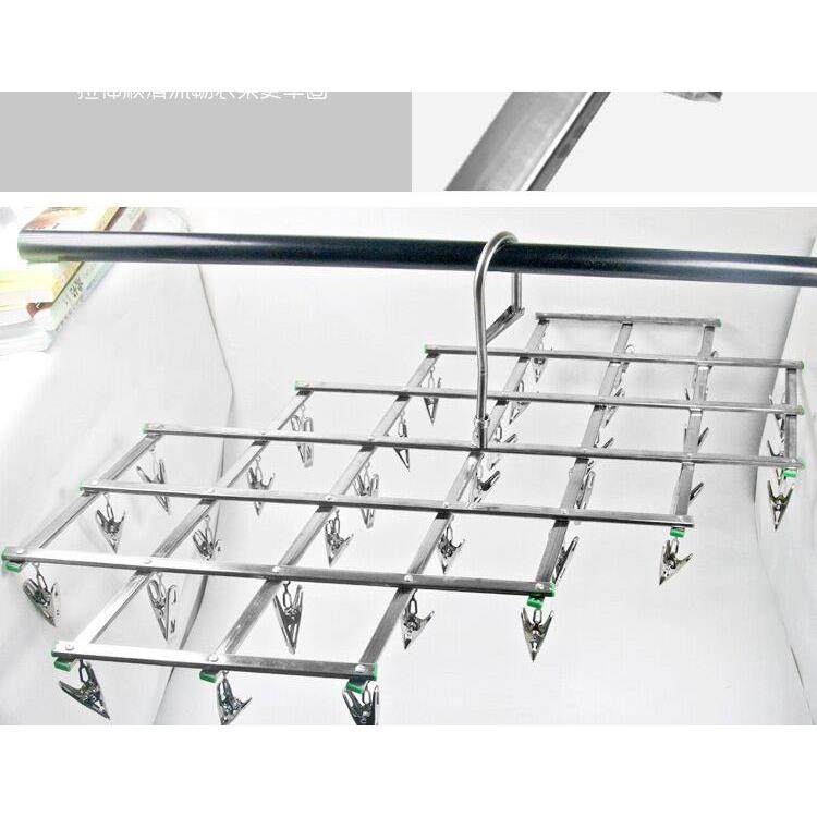 不锈钢袜架防风晾衣架毛巾夹折叠多夹子婴儿晒衣架内衣架晒袜衣架,淘宝优惠券,粉丝福利购,淘宝优惠卷