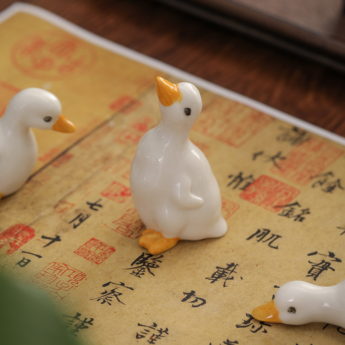 迷你小白鸭子动物摆件花园庭院盆栽假山水景造景微景观装饰工艺品,淘宝优惠券,粉丝福利购,淘宝优惠卷