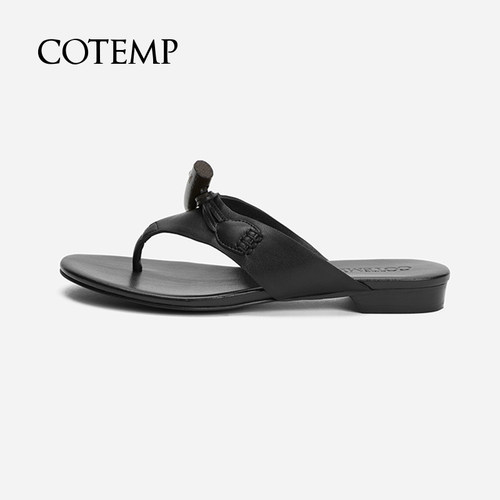 cotemp Eunoia Duffle 牛角扣人字拖厚底分趾凉拖鞋 - 图1