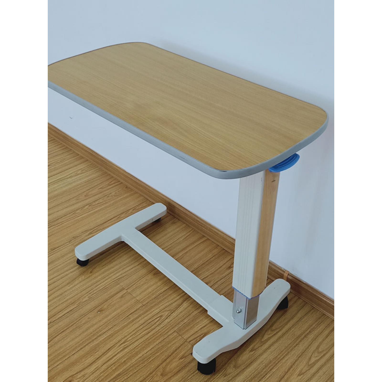 abs升降老人餐桌带轮护理桌 过床桌笔记本电脑床边桌医用移动餐桌 - 图0