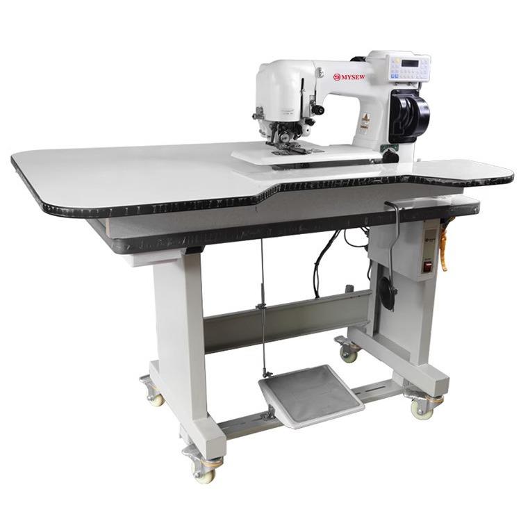 360电脑全自动双面呢暗缝机羊绒大衣仿手工侧缝中缝缝合机撬边机 - 图2