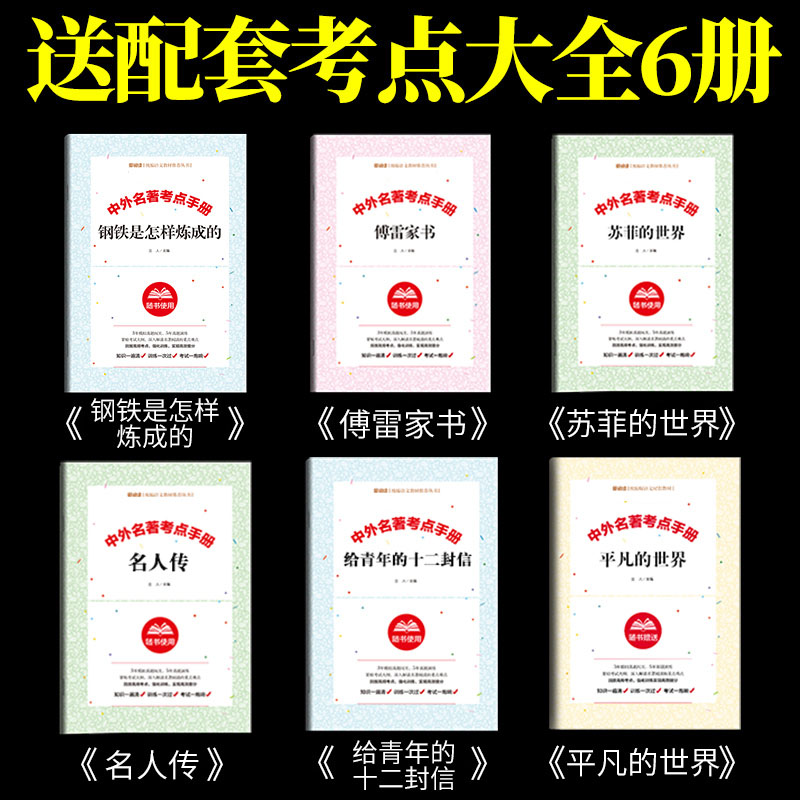 八年级下读正版全套6册傅雷家书和钢铁是怎样炼成的初中生初二下册语文课外书阅读书籍出版社老师博雷家书怎么练人民教育-图0