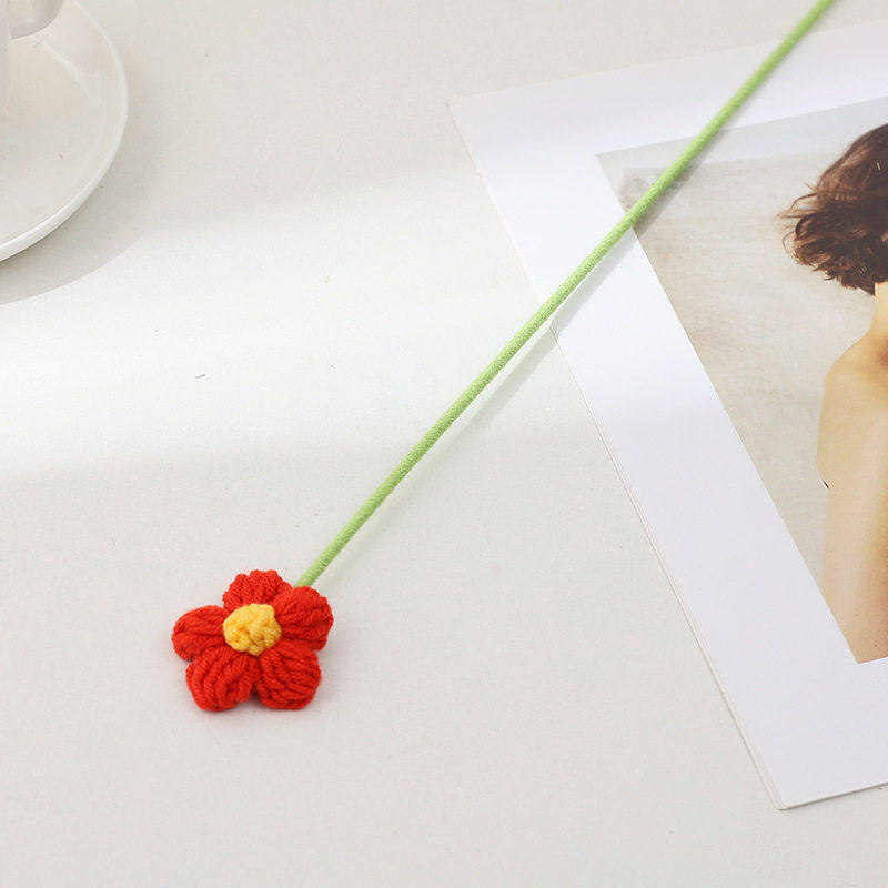 仿真花头毛线小泡芙手工钩针花手工编织教师节礼物家居装饰假花,淘宝优惠券,粉丝福利购,淘宝优惠卷