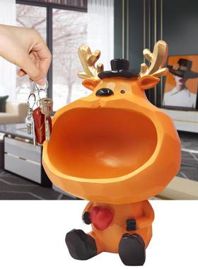 乔迁新居轻奢玄关钥匙收纳摆件北欧创意入户鞋柜钥匙盒网红高档