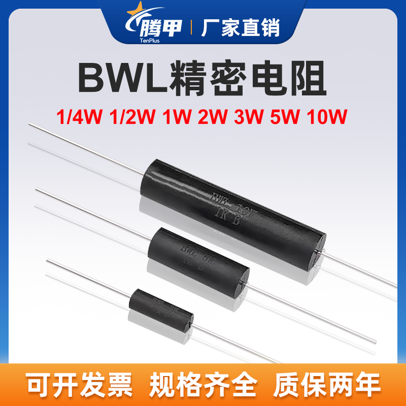 BWL EE高精度精密电阻无感采样取样低温漂电阻器0.25W1W3W10W0.1% - 图2