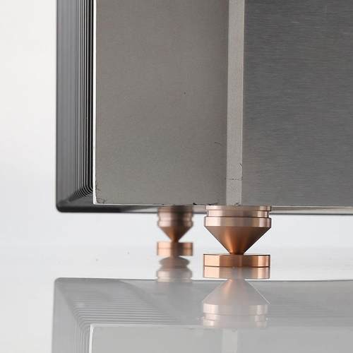 4套铝合金音箱避震脚钉HIFI胆机功放音响脚架防滑减震脚钉垫20*23 - 图0