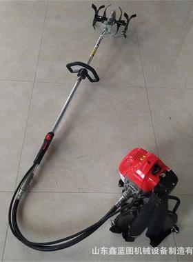 四冲程汽油家用小型打草松土机轻便背负式园林绿化打草剪枝机