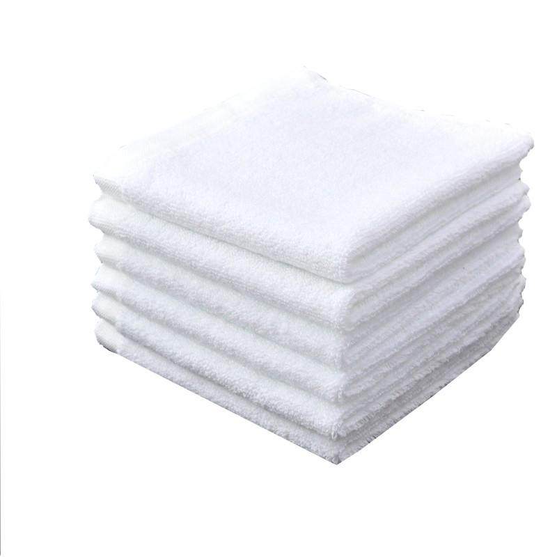 白色小方巾全棉酒店宾馆餐饮幼儿园专用纯棉擦脸手嘴吸水四方毛巾,淘宝优惠券,粉丝福利购,淘宝优惠卷