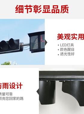 400型三色机动车掉头灯LED交通信号灯道路交通指示灯机动车道灯