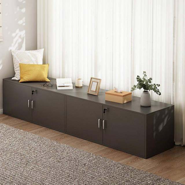 I1 bay window cabinet storage cabinet can be seated at low cabinet storage cabinet balcony floor-to-ceiling cabinet storage cabinet storage cabinet by the window tatami