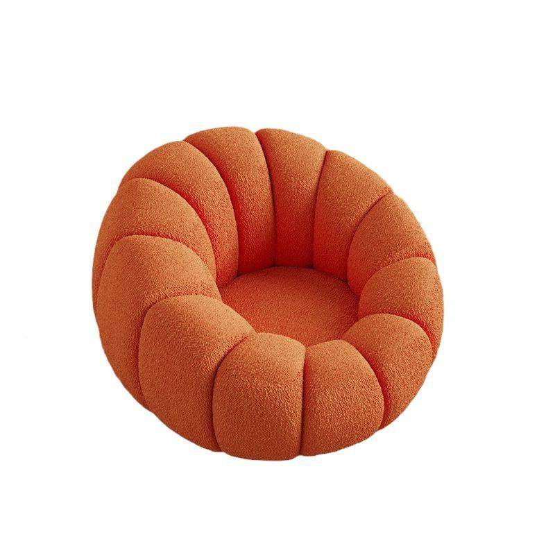 懒人沙发卧南瓜花可瓣弧形单人沙发奶油WH-XLYNG风旋转室沙发小阳,淘宝优惠券,粉丝福利购,淘宝优惠卷