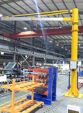 葫芦悬臂吊立柱式起重机单臂吊省力搬运设备