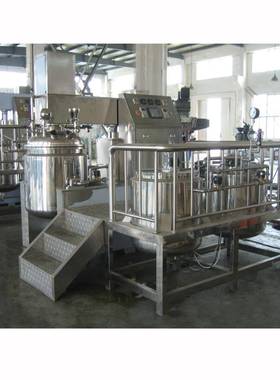 供应250L真空均质乳化机组乳化锅水相锅油相锅10年专业