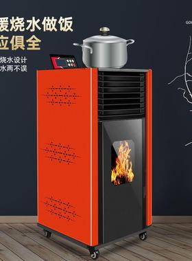 工厂发货智能60型家用颗粒无烟生物真火冬季节能取暖采暖室内炉